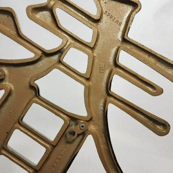 Vtg Sexton Winter & Spring  Season Symbols Character Metal Wall Hanging Decor - Picture 11 of 11